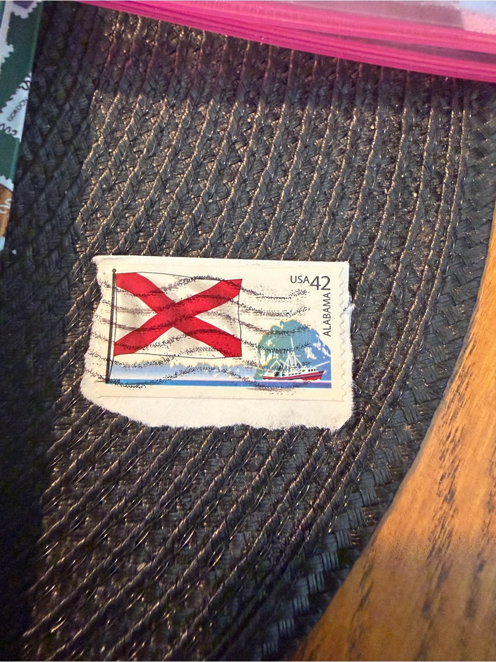 2008 Alabama Flags Of Our Nation 42 Cent Canceled Stamp